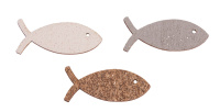 Набор декоративных элементов "рыбки с глиттерами" Rayher 46206000 (12 шт)